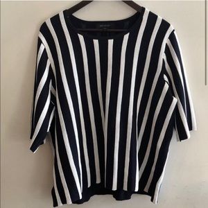 Ann Taylor NWT black and white shirt